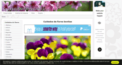 Desktop Screenshot of cuidadodeflores.com